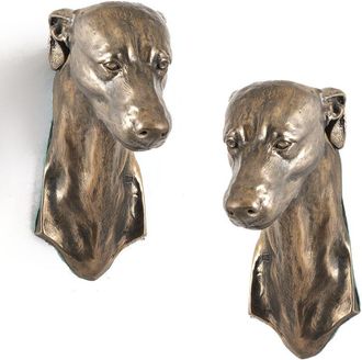 OEM Galgo, Galgo Ingl&eacute;s: Estatuilla De Perro, Busto Colgante, Decoraci&oacute;n &Uacute;nica Para Un Amante De Los Perros De Art-dog