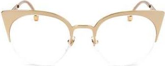 Retro Superfuture 52mm Cat Eye Sunglasses in Gold at Nordstrom Rack