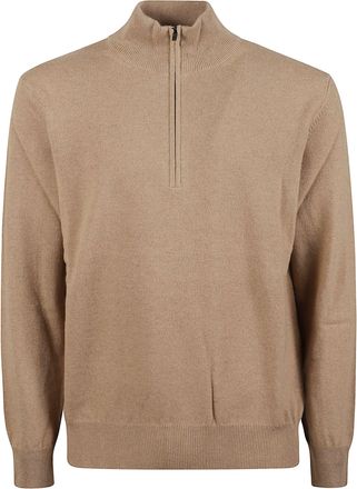 Altea Half-Zip Virgin Wool Sweater