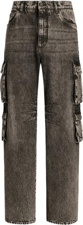 Dolce & Gabbana cargo-pocket jeans - men - Cotton - 48 - Grey