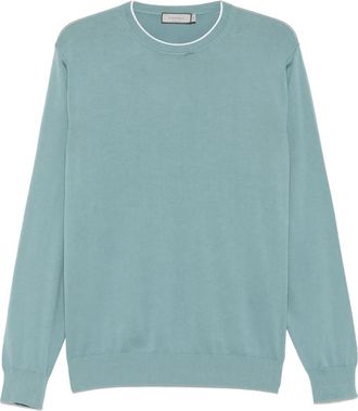 Canali T-shirt in maglia - Blu