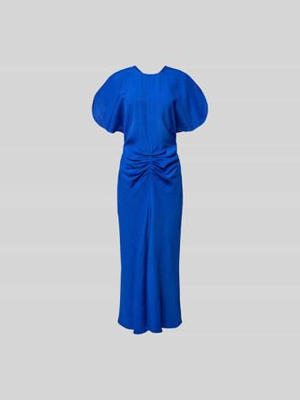 Victoria Beckham Midikleid mit Rundhalsausschnitt in Bleu, Gr&ouml;&szlig;e M/L