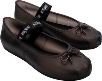 Melissa Sophie Ad Water Resistant Mary Jane in Grey at Nordstrom, Size 10