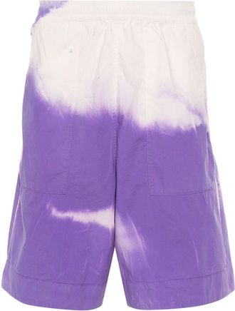 Stone Island abstract-print bermuda shorts - men - Spandex/Elastane/Cotton - 29 - Neutrals