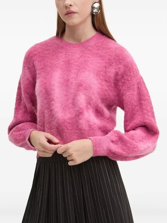 Desigual crew-neck sweater - women - Recycled Acrylic - S - Pink