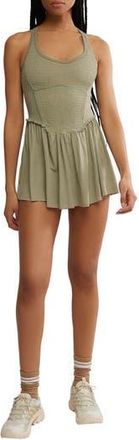 Free People FP Movement Smockin Hot Dress in Sage Stone at Nordstrom Rack, Size Medium