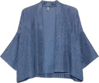 Yavi Giacca in seta - Blu