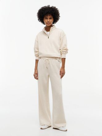 Tommy Hilfiger Womens Straight Leg Sweatpant - Beige Heather - XXL