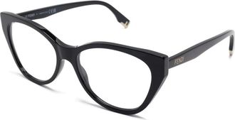 Fendi Way Optisch Montuur - Dames - Accessoires - Zwart - Maat: 54 MM