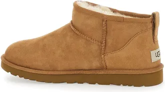 UGG Mens Boots Ultra Mini Suede Brown Leather