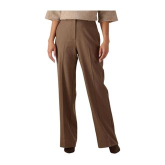Second Female Dames, Broeken, Bruin, Maat: S Wol