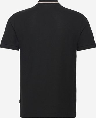 HUGO BOSS Mens Polo Shirt Black Cotton T-shirts And Polos
