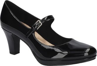 Easy Street Zest Mary Jane Platform Pump in Black Patent at Nordstrom, Size 9.5