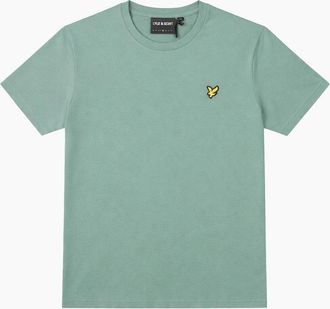 Lyle & Scott Mens Lyle & Scott Plain T-Shirt Everglade - Blue - Size: 38