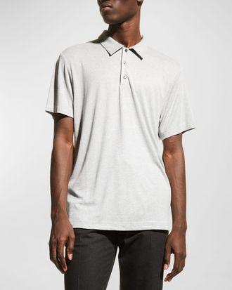 Theory Mens Modal Jersey Polo Shirt