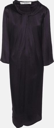 Marina Rinaldi Deep Mauve Crepe Tunic Mini Dress