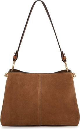 Strathberry Lana Suede Hobo Bag in Tan at Nordstrom