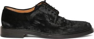 Maison Margiela Black Polyester Oxfords And Mens Derbies