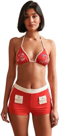 Dippin' Daisy's Swimwear Chez Black Shorts in Cherry Red at Nordstrom, Size X-Large