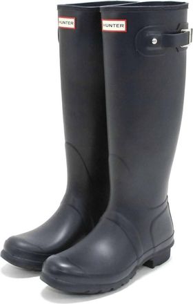 Hunter Womens Original Tall Rain Boot In Navy