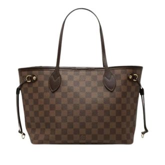 Louis Vuitton Pre-owned Neverfull PM - Dames - Pre-owned - Bruin - Maat: ONE Size Zijde