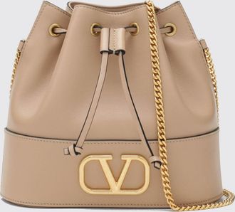 Valentino Garavani Borsa a secchiello VLogo Signature Valentino Garavani in pelle