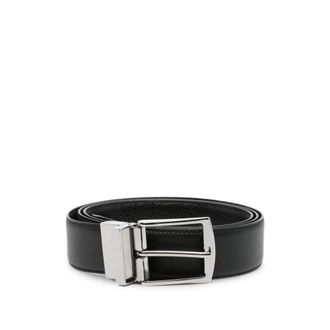 Giorgio Armani Omkeerbare leren riem - Heren - Riemen - Zwart - ONE Size - Leer - Accessoires