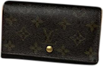 Louis Vuitton Pre-owned Wallets, female, Brown, Size: ONE SIZE Pre-owned Leather Wallet