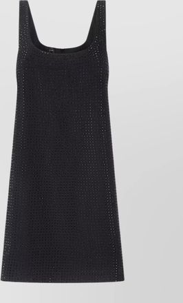 Pinko sleeveless mini dress stud embellishments