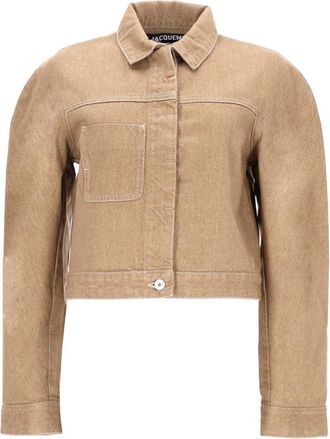 Jacquemus Ovalo Cotton Cargo Cropped Jacket