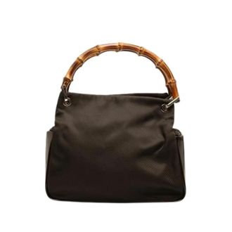Gucci Pre-owned Handtas met bamboe handvat - Dames - Vintage Handtas - Bruin - ONE Size - Bamboe - Vintage
