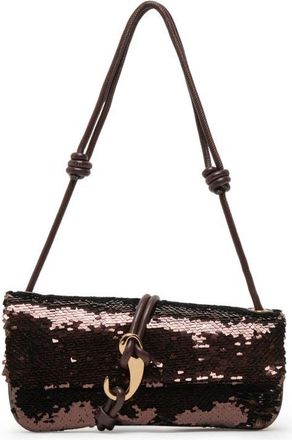 Dolce Vita Alice Sequin Shoulder Bag in Brown at Nordstrom