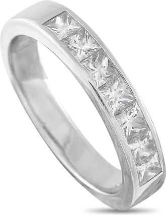 Luxury Bazaar Platinum 1.30ct Diamond Band Ring MF12-070826