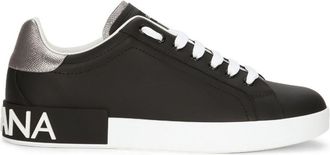 Dolce & Gabbana Black Portofino Sneakers