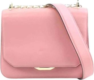 Bulgari Pre-owned Leren Schoudertas - Dames - Vintage Schoudertas - Roze - ONE Size - Leer - Vintage