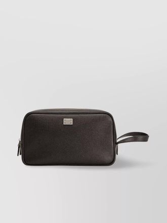 Dolce & Gabbana leather toiletry bag
