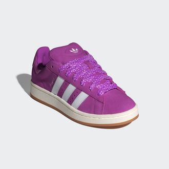adidas Sneaker ADIDAS ORIGINALS CAMPUS 00S, Damen, Gr. 36, lila (purbur, ftwwht, sanftes wei&szlig;), Leder, Synthetik, Schuhe Sneaker