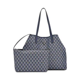 Guess Dames, Tassen, Blauw, Maat: ONE Size Leer