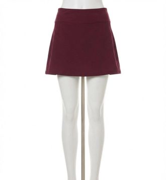 Spanx Onform Skort In Plum Berry