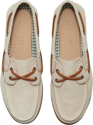 Timberland Woven Leather Loafer - Beige