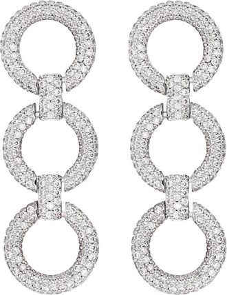 Self Portrait Earrings With Crystals