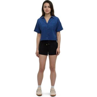 tentree Ashwood Shirt in Nightfall at Nordstrom, Size X-Small