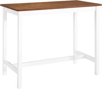 vidaXL Bar Table Solid Wood 108x60x91 cm vidaXL