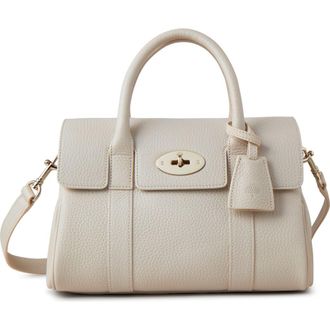 Mulberry Small Bayswater Satchel in Chalk at Nordstrom