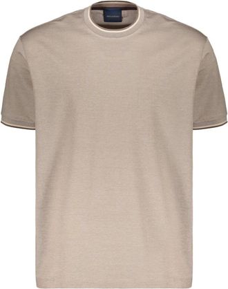 Paul & Shark Katoenen T-shirt met korte mouwen - Heren - T-shirts - Beige - S - Katoen - Tops