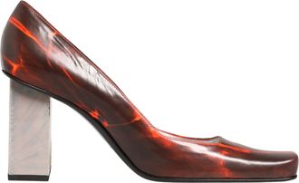 Dolce & Gabbana Multicolor Leather Square Toe Pumps Womens Shoes (Pre-Owned)