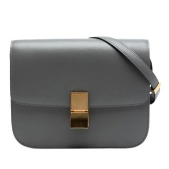 Celine Pre-owned Cross Body Bags, female, Gray, Size: ONE SIZE Pre-owned Vintage Crossbody Bag