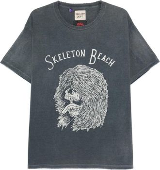 Gallery Dept. Grafisch T-shirt met ronde hals en korte mouwen - Heren - T-shirts - Grijs - M - Tops