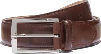 Scarosso Klassieke leren riem - Heren - Riemen - Bruin - 115 CM - Leer - Accessoires