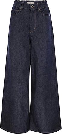 Max Mara Jeans, Dames, Blauw, M, Denim, Klassieke Denim Jeans voor dagelijks gebruik